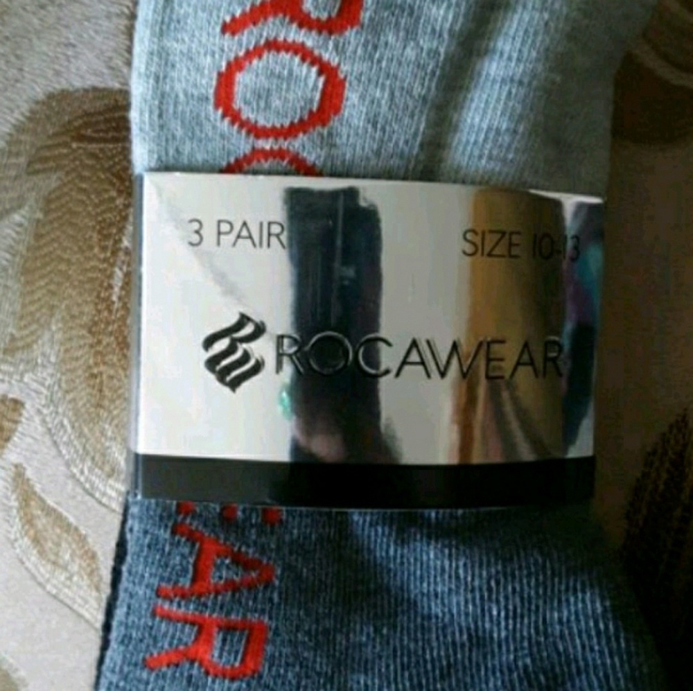 3 Pairs Size 10-13 Rocawear Socks
